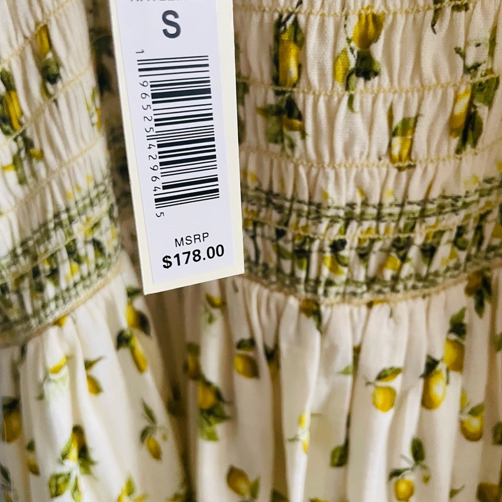 Max Studio London Maxi Dress Lemon Print - Picture 10 of 11